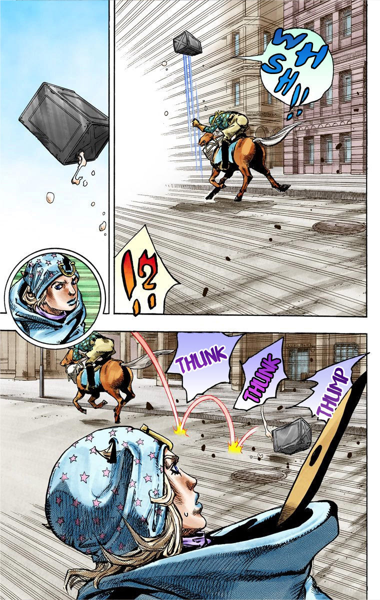 Read JoJo's Bizarre Adventure Part 7 Steel Ball Run Official Colored FR Manga Online