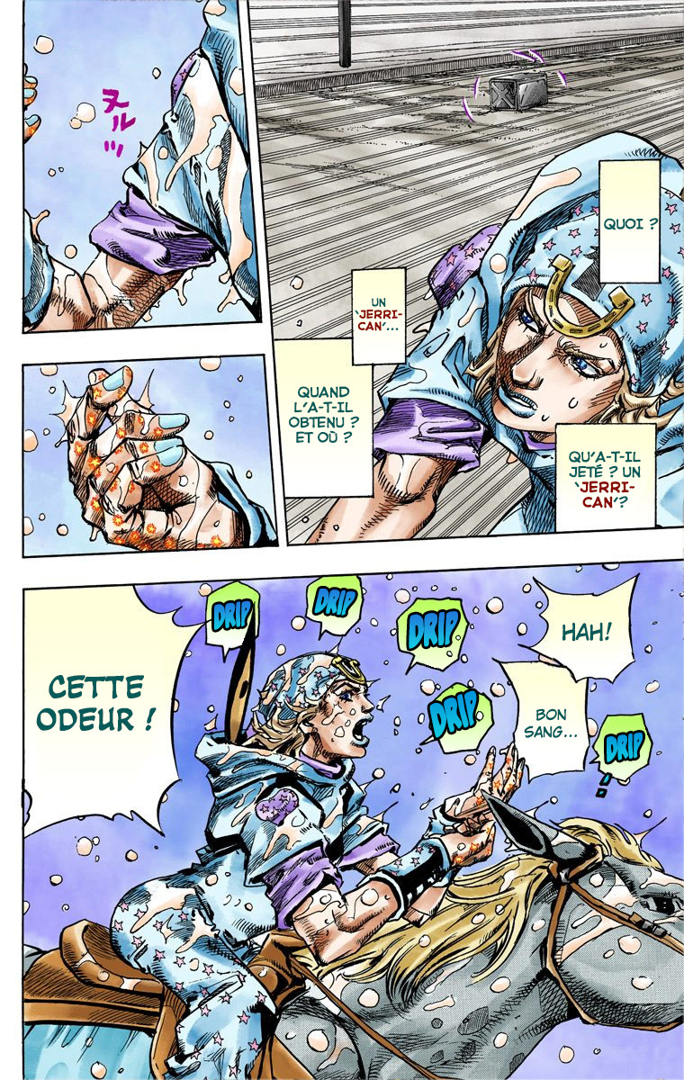 Read JoJo's Bizarre Adventure Part 7 Steel Ball Run Official Colored FR Manga Online