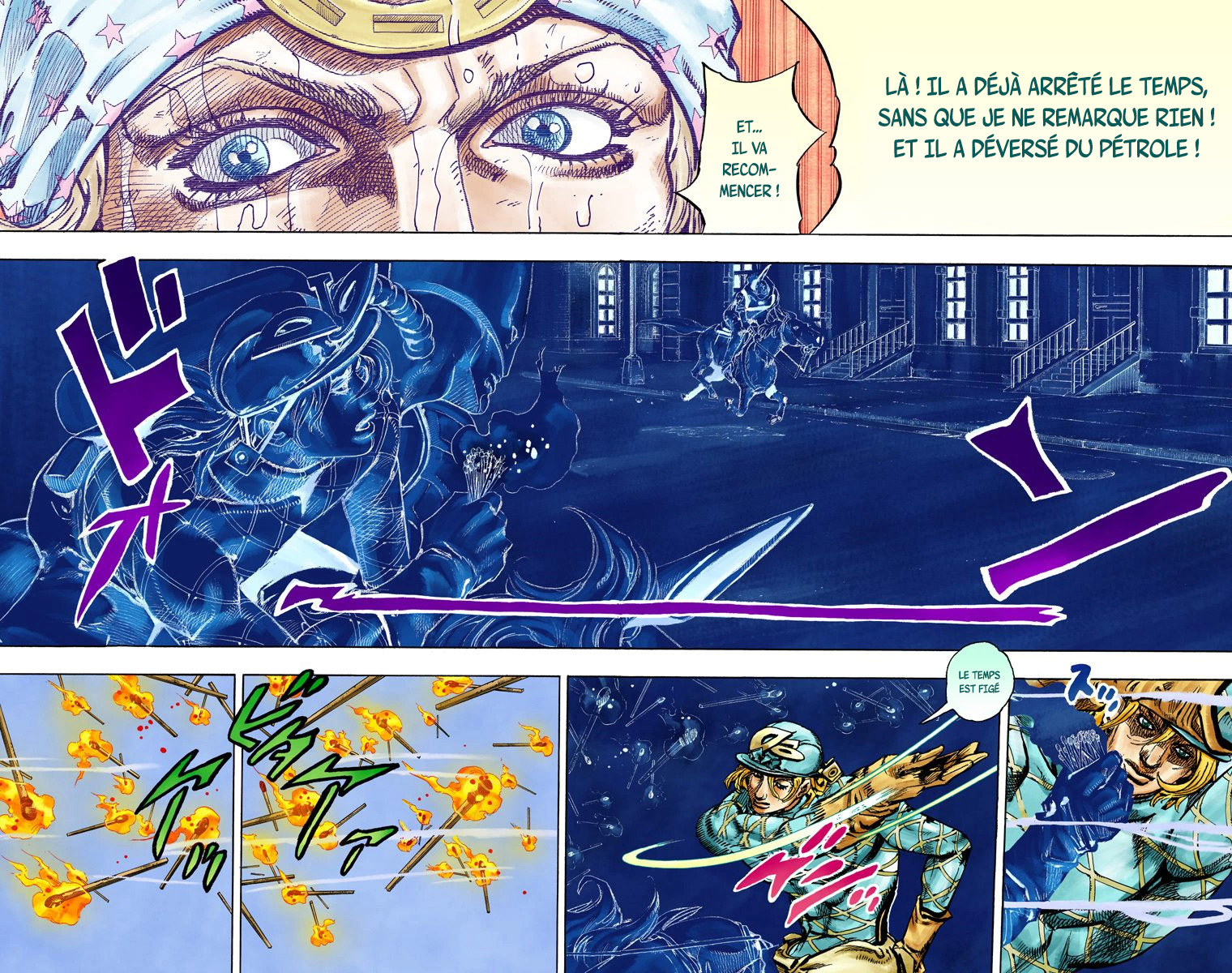 Read JoJo's Bizarre Adventure Part 7 Steel Ball Run Official Colored FR Manga Online