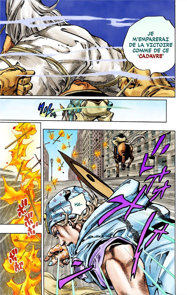 Read JoJo's Bizarre Adventure Part 7 Steel Ball Run Official Colored FR Manga Online
