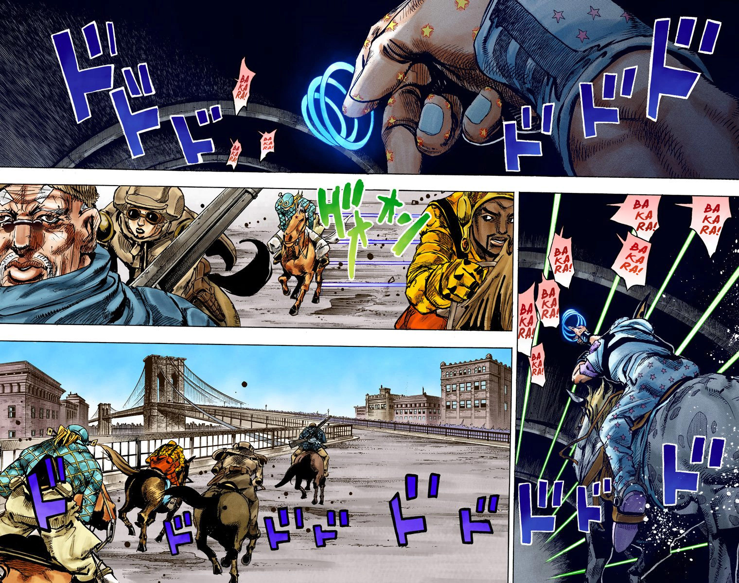 Read JoJo's Bizarre Adventure Part 7 Steel Ball Run Official Colored FR Manga Online