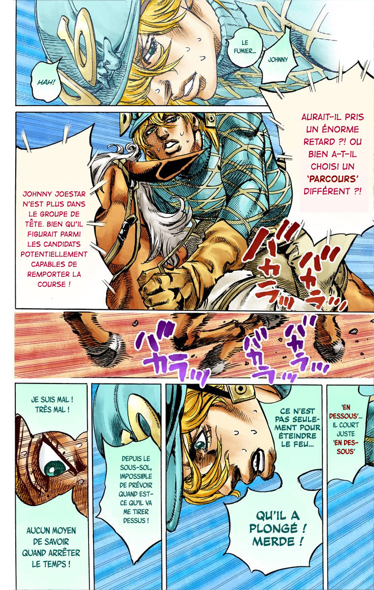 Read JoJo's Bizarre Adventure Part 7 Steel Ball Run Official Colored FR Manga Online