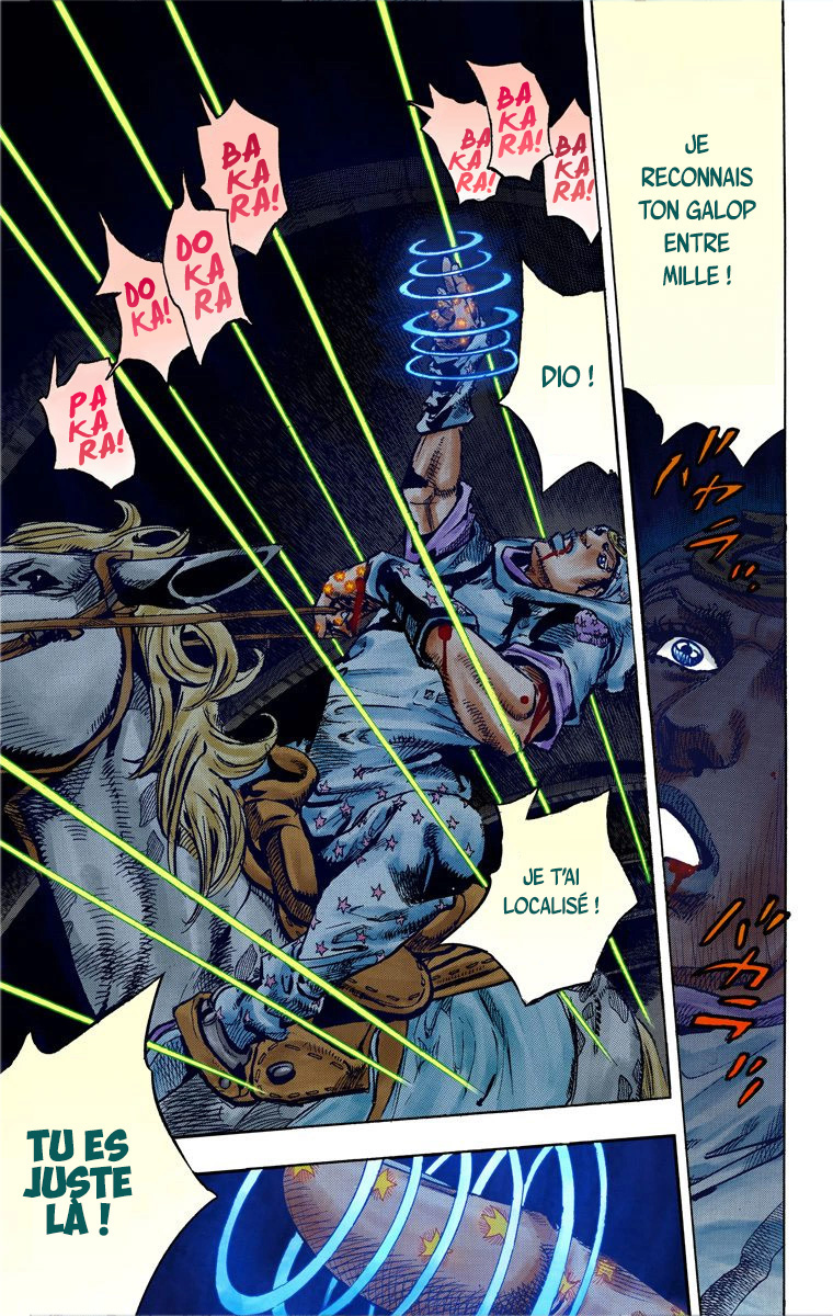 Read JoJo's Bizarre Adventure Part 7 Steel Ball Run Official Colored FR Manga Online