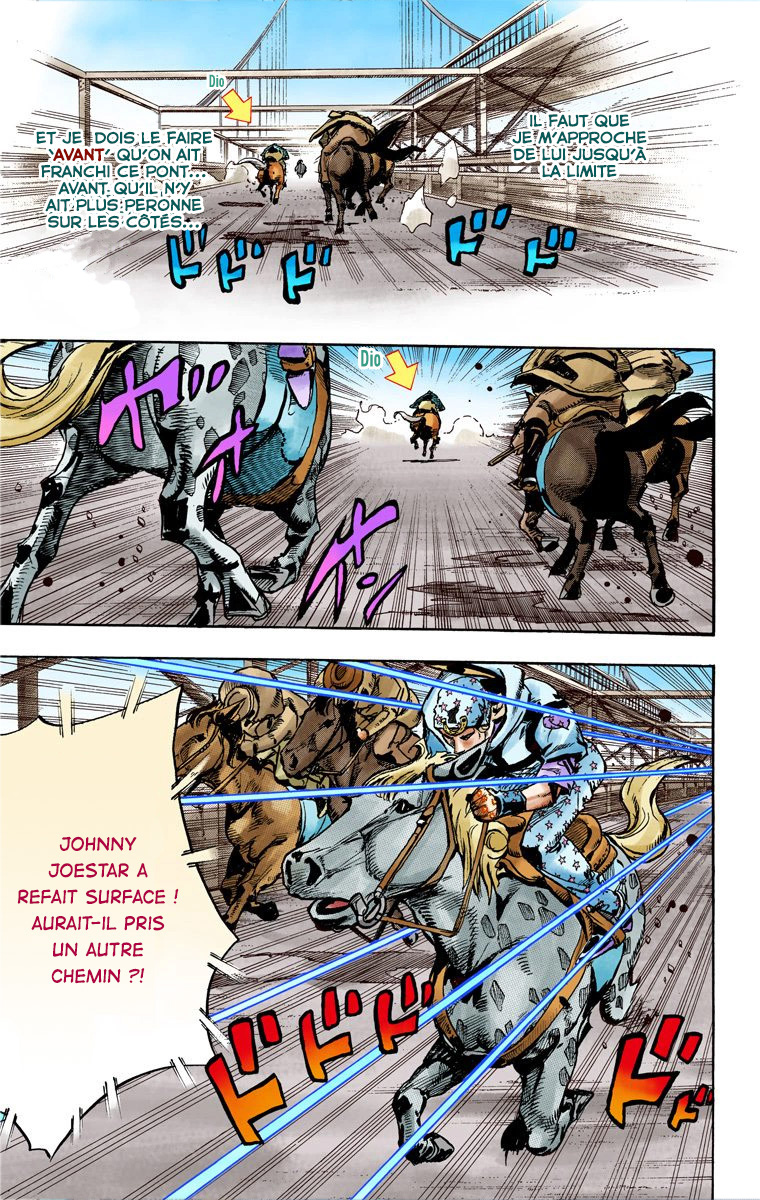 Read JoJo's Bizarre Adventure Part 7 Steel Ball Run Official Colored FR Manga Online