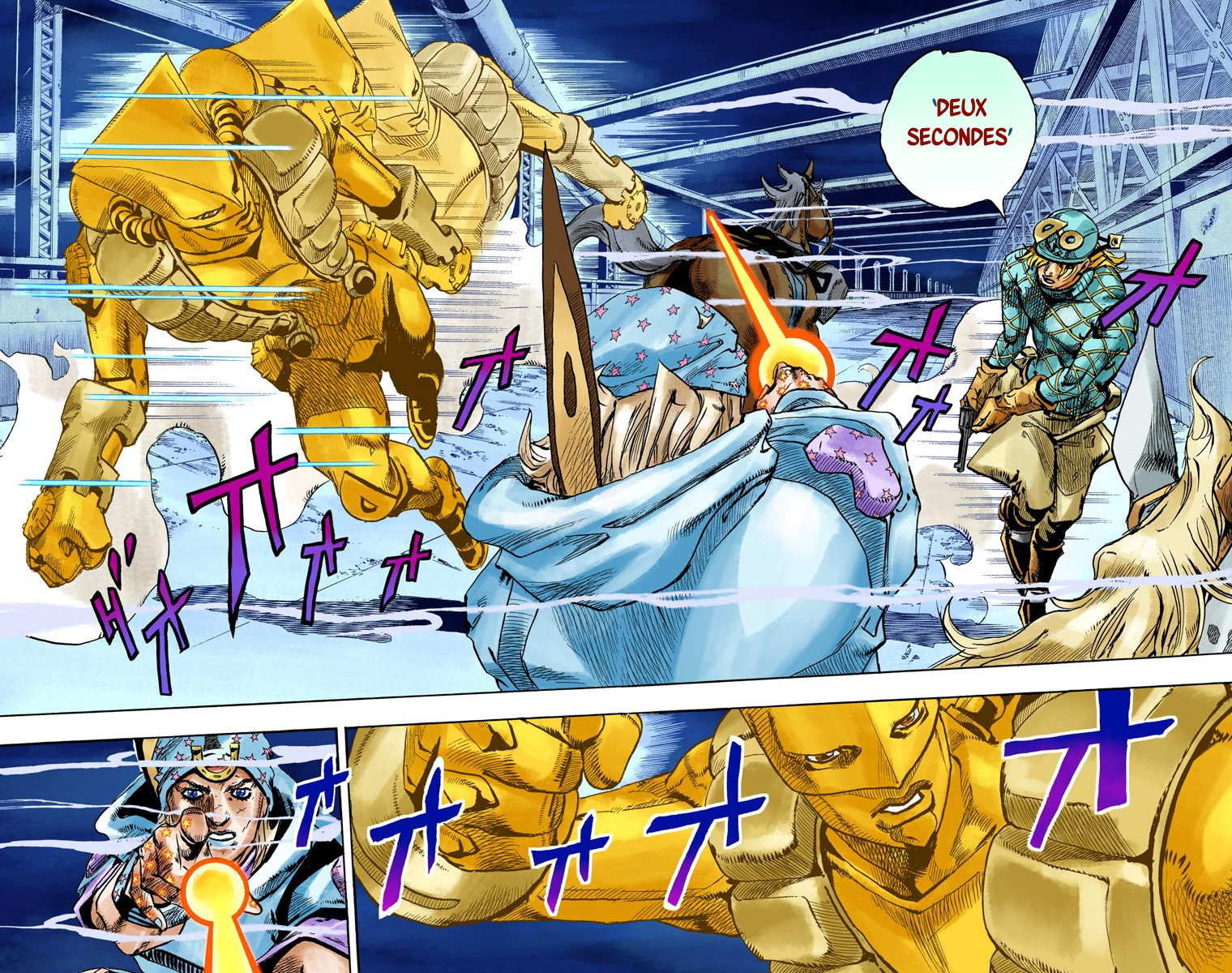 Read JoJo's Bizarre Adventure Part 7 Steel Ball Run Official Colored FR Manga Online
