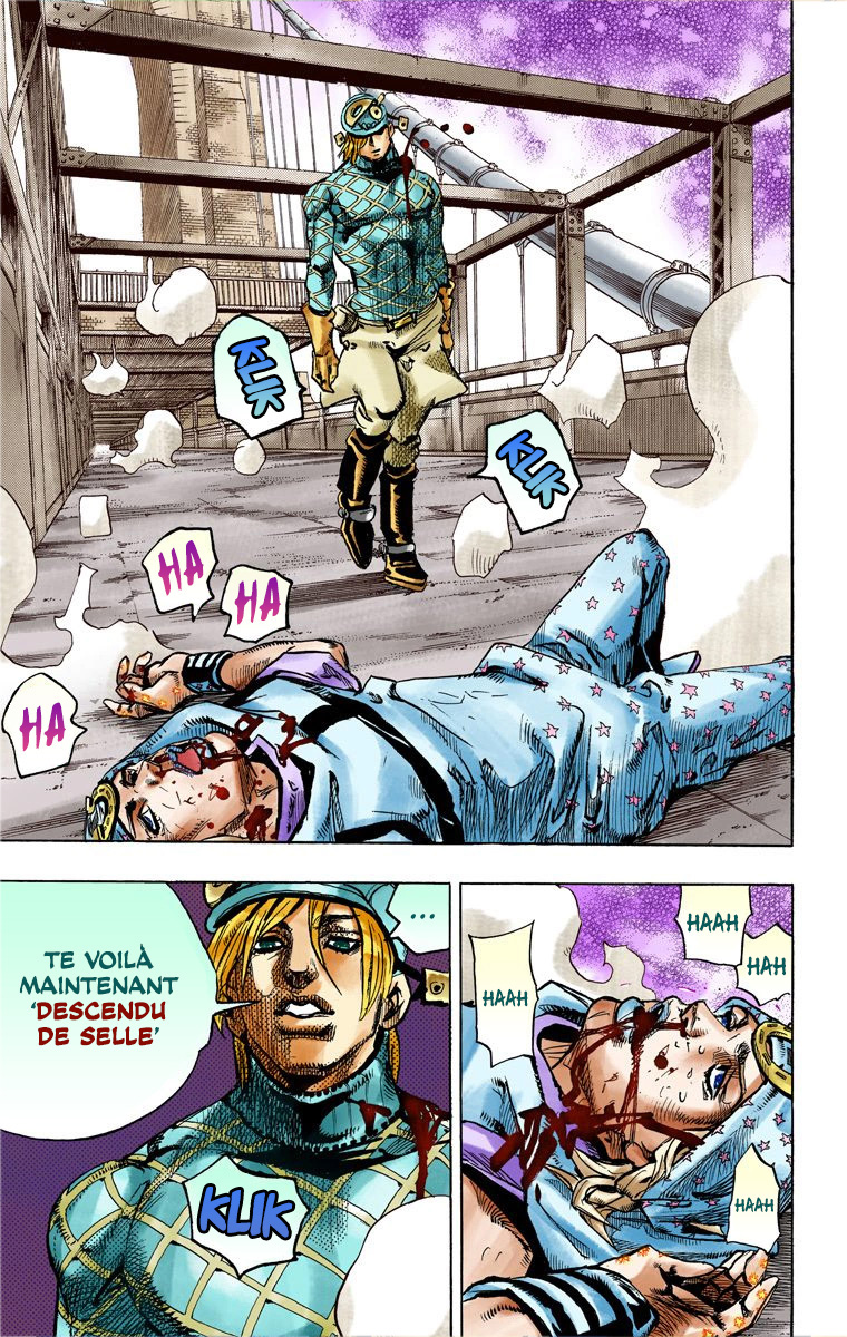 Read JoJo's Bizarre Adventure Part 7 Steel Ball Run Official Colored FR Manga Online