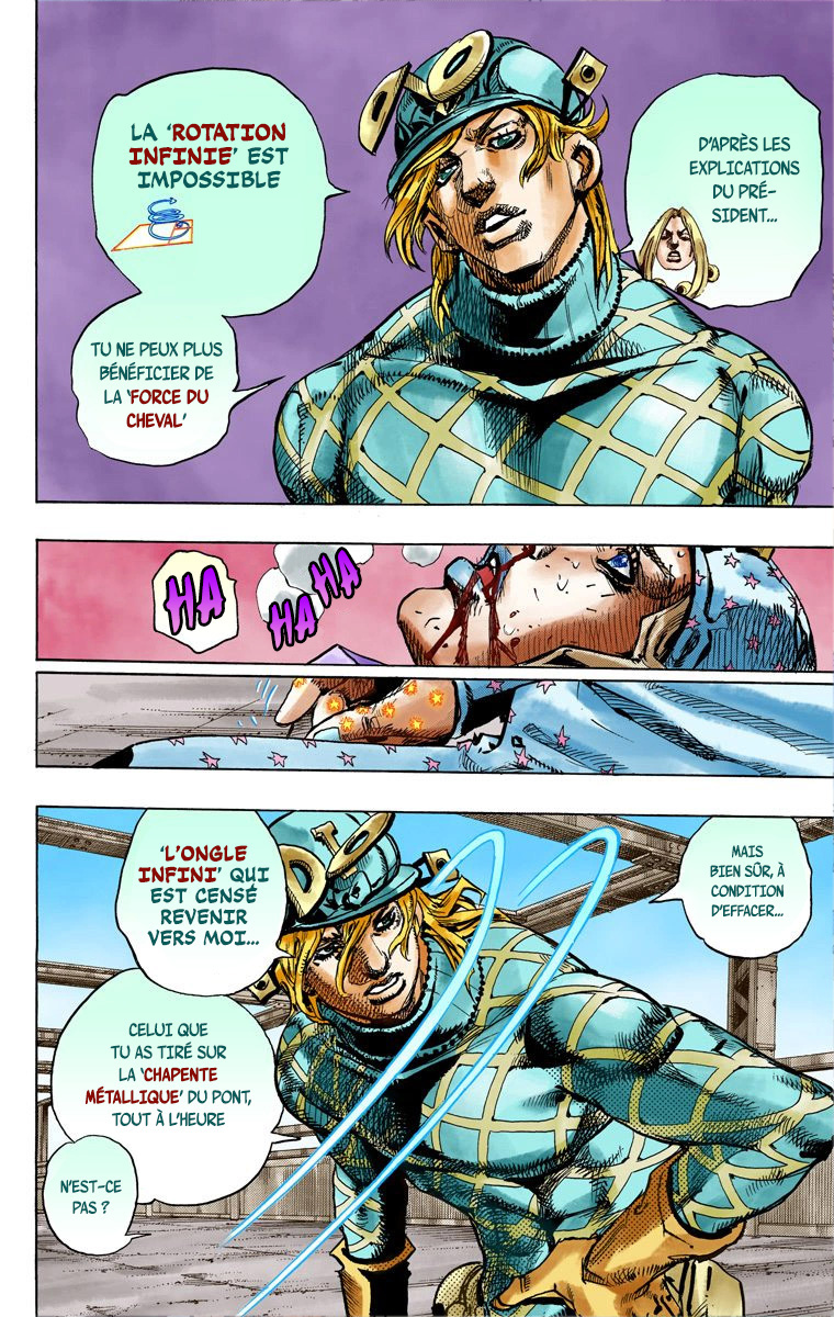 Read JoJo's Bizarre Adventure Part 7 Steel Ball Run Official Colored FR Manga Online