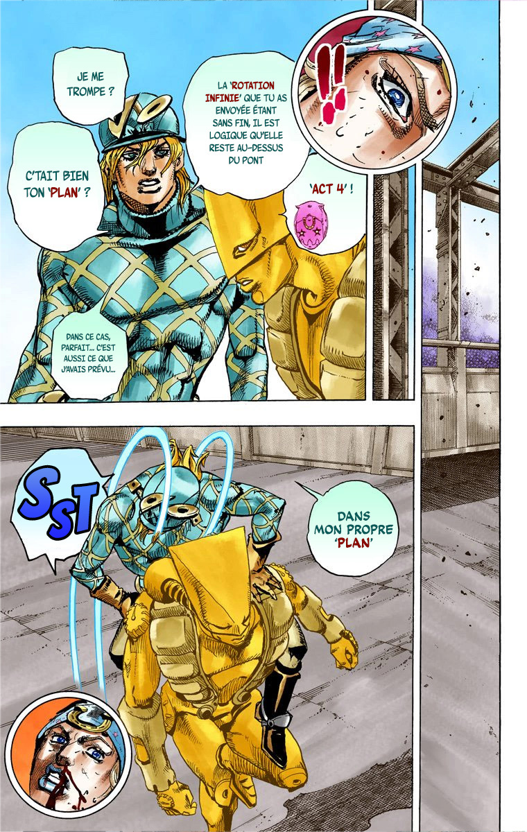 Read JoJo's Bizarre Adventure Part 7 Steel Ball Run Official Colored FR Manga Online