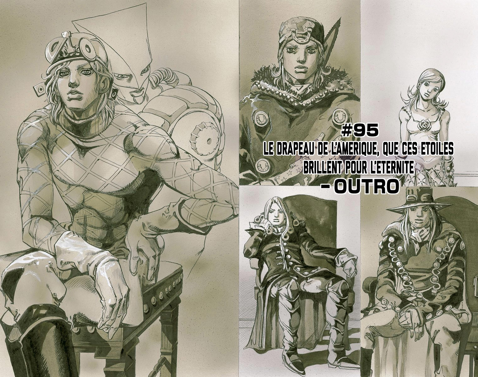 Read JoJo's Bizarre Adventure Part 7 Steel Ball Run Official Colored FR Manga Online