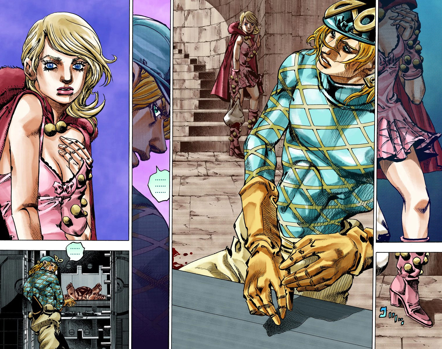 Read JoJo's Bizarre Adventure Part 7 Steel Ball Run Official Colored FR Manga Online