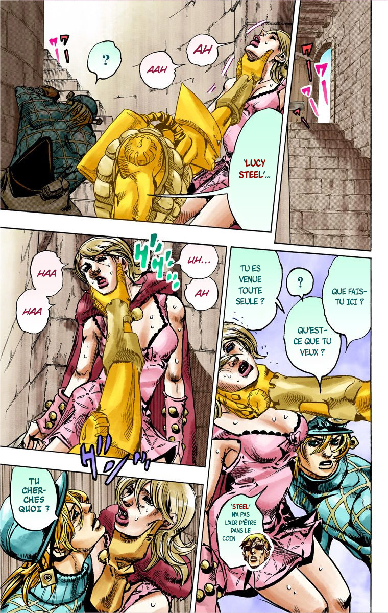 Read JoJo's Bizarre Adventure Part 7 Steel Ball Run Official Colored FR Manga Online