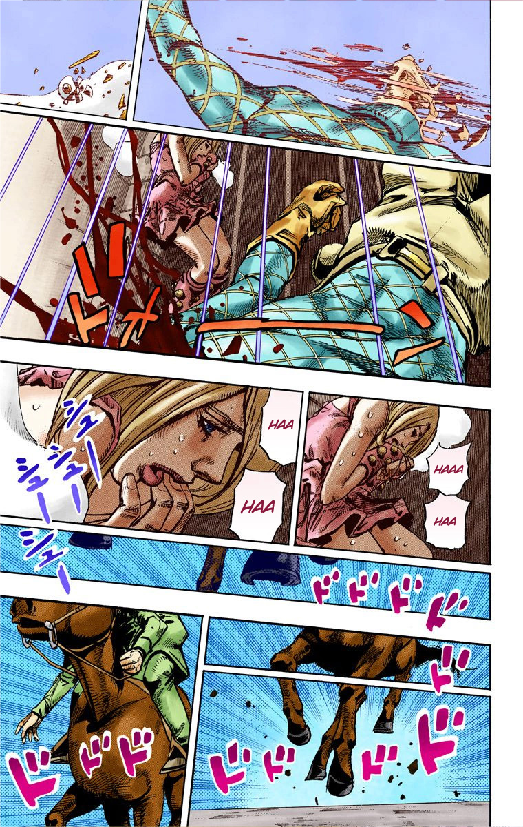 Read JoJo's Bizarre Adventure Part 7 Steel Ball Run Official Colored FR Manga Online