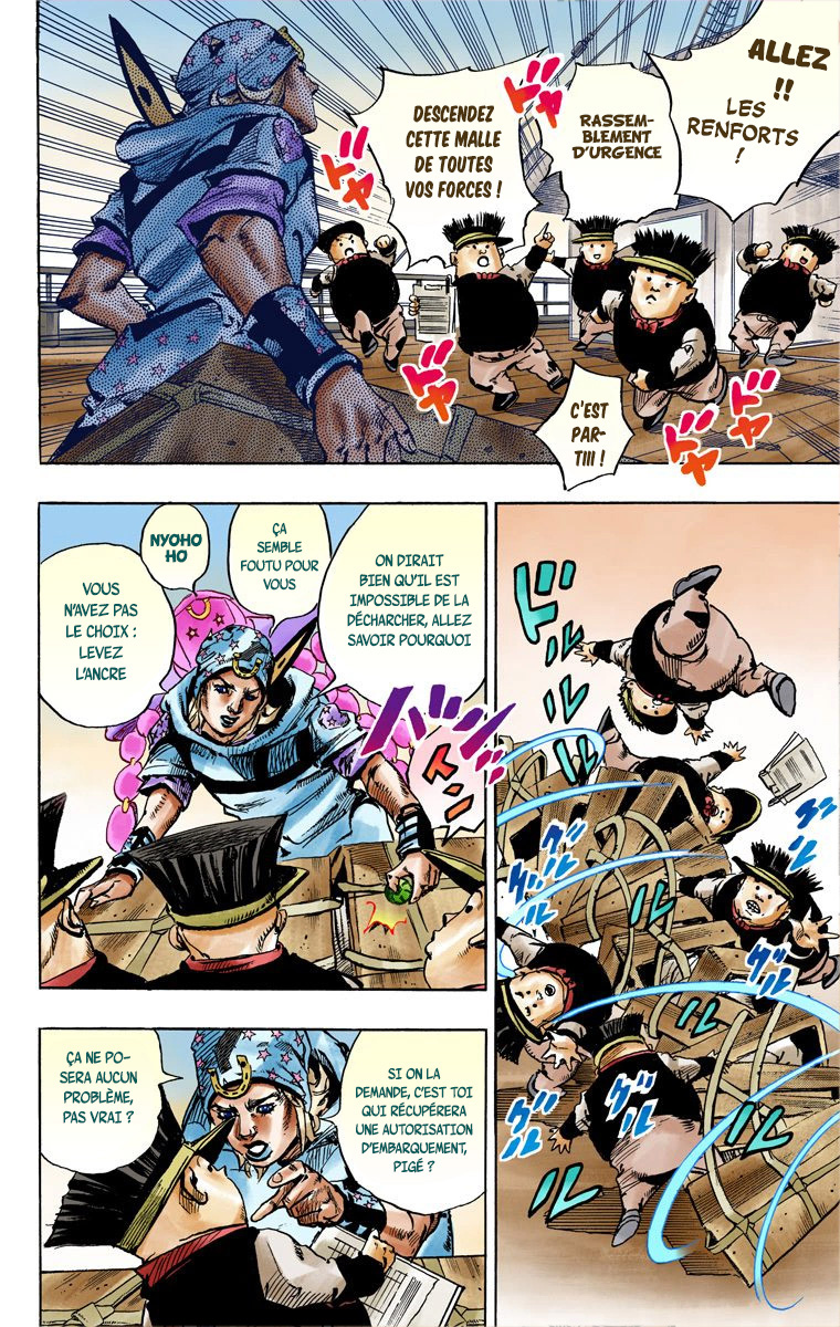 Read JoJo's Bizarre Adventure Part 7 Steel Ball Run Official Colored FR Manga Online