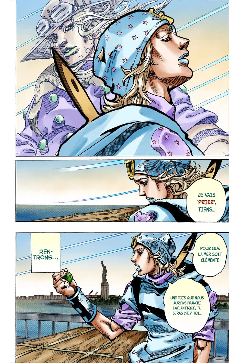 Read JoJo's Bizarre Adventure Part 7 Steel Ball Run Official Colored FR Manga Online