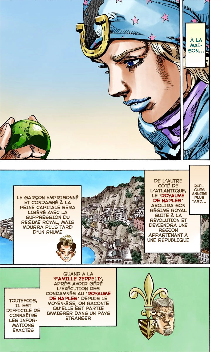 Read JoJo's Bizarre Adventure Part 7 Steel Ball Run Official Colored FR Manga Online
