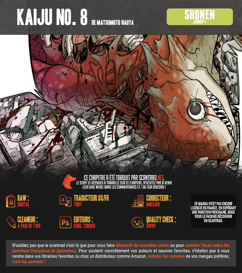 Read Kaiju No.8 FR Manga Online