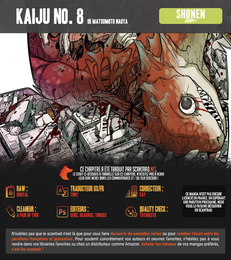 Read Kaiju No.8 FR Manga Online