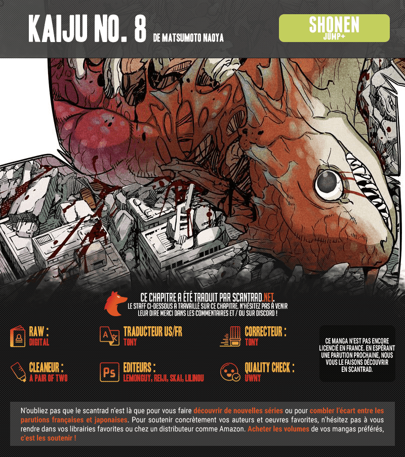 Read Kaiju No.8 FR Manga Online
