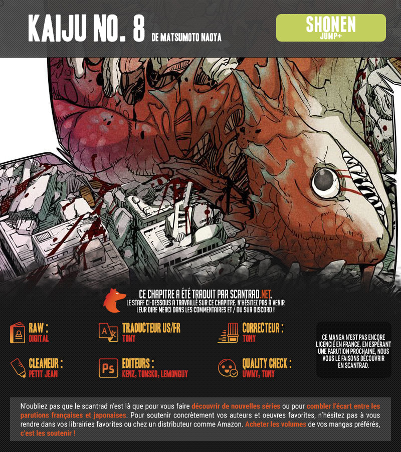 Read Kaiju No.8 FR Manga Online