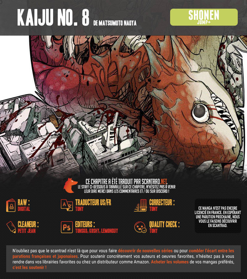 Read Kaiju No.8 FR Manga Online