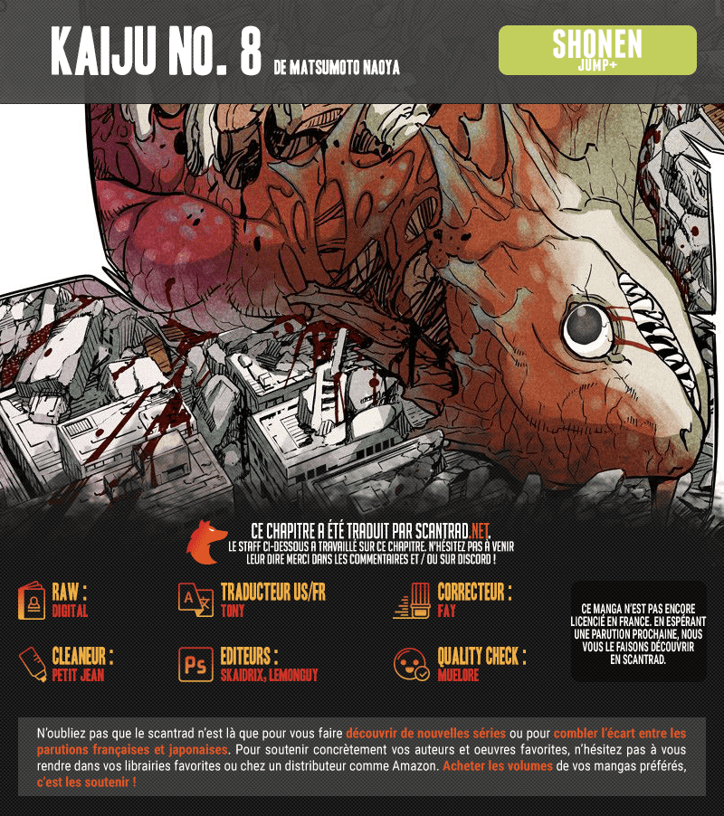 Read Kaiju No.8 FR Manga Online