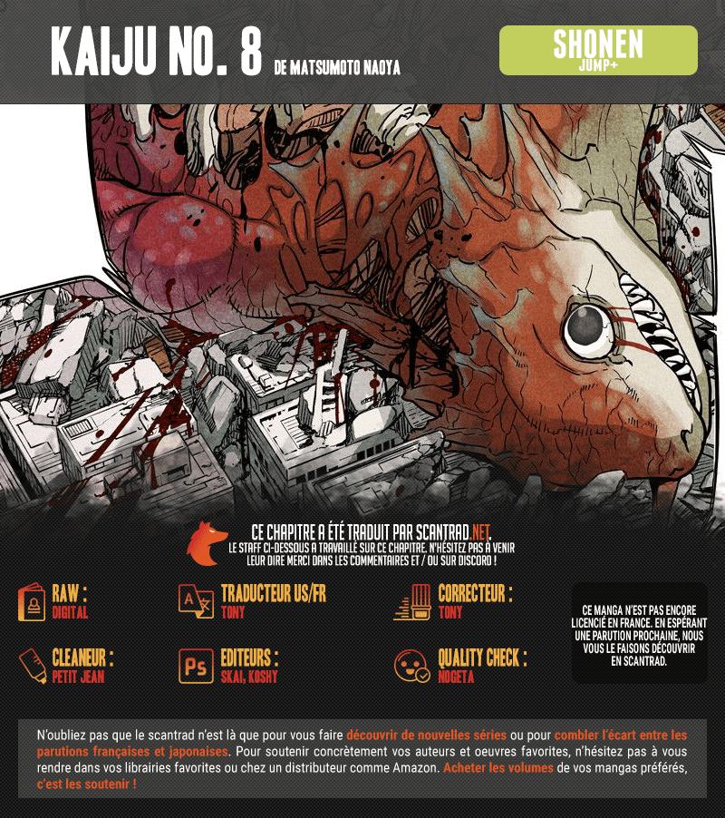 Read Kaiju No.8 FR Manga Online