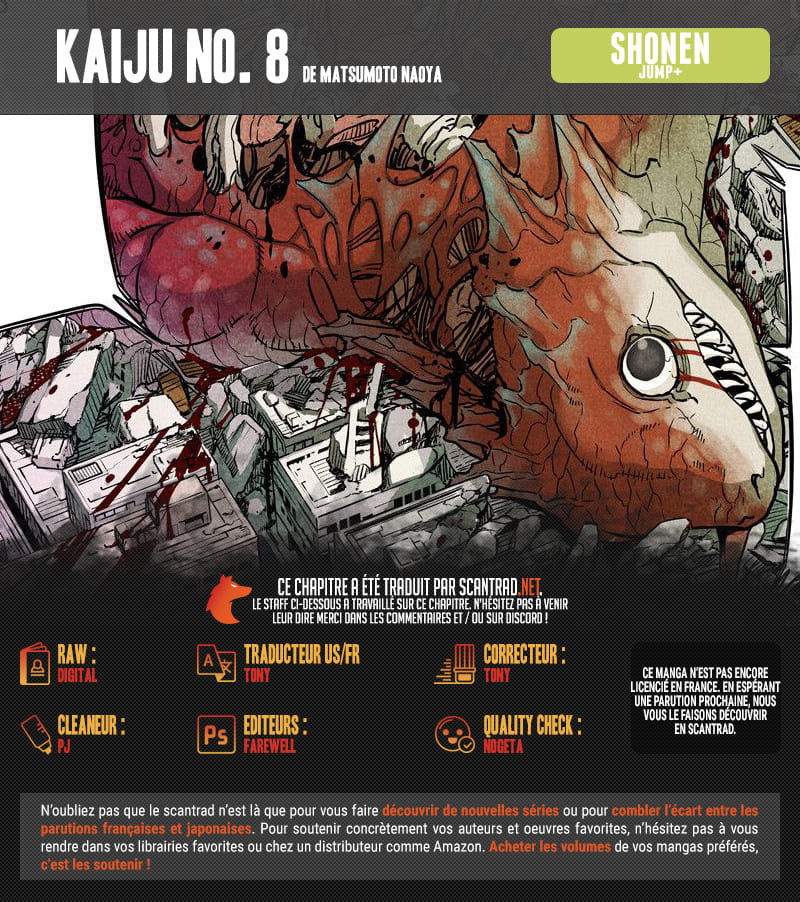 Read Kaiju No.8 FR Manga Online