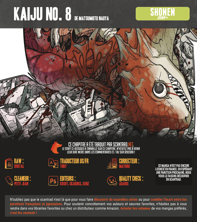 Read Kaiju No.8 FR Manga Online