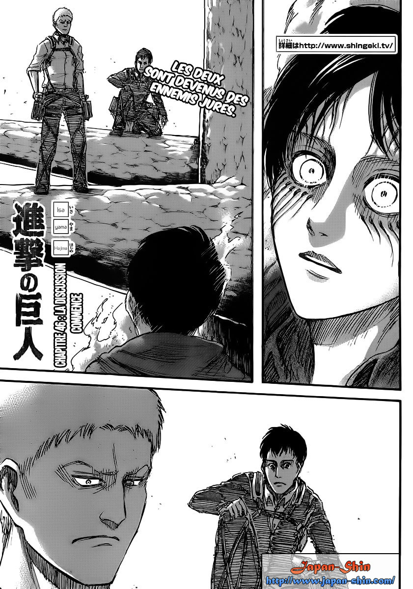 Read L'Attaque des Titans FR Manga Online