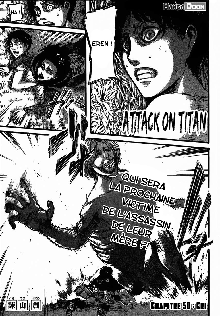 Read L'Attaque des Titans FR Manga Online