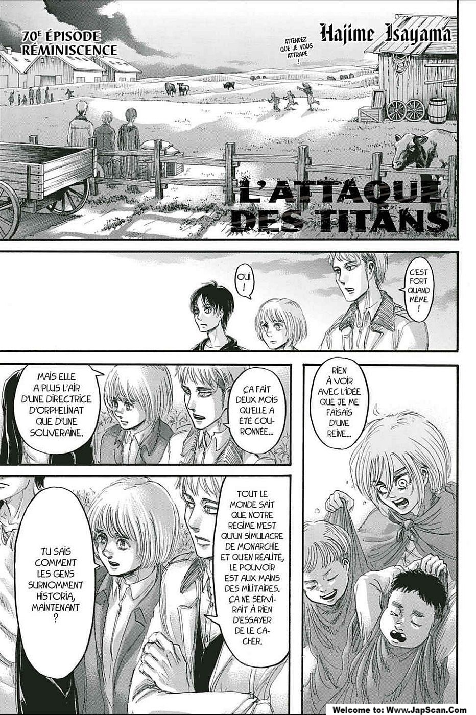 Read L'Attaque des Titans FR Manga Online