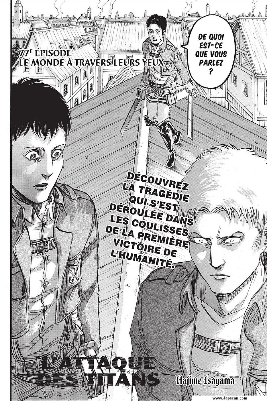 Read L'Attaque des Titans FR Manga Online