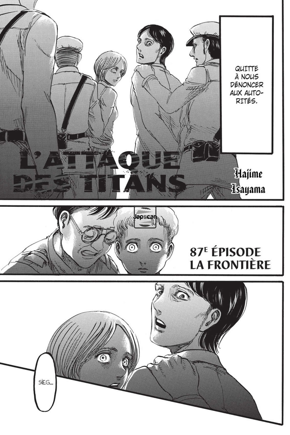 Read L'Attaque des Titans FR Manga Online