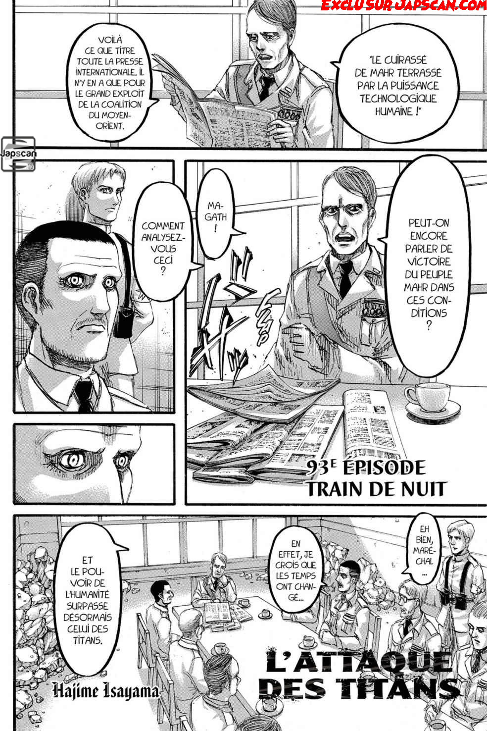 Read L'Attaque des Titans FR Manga Online
