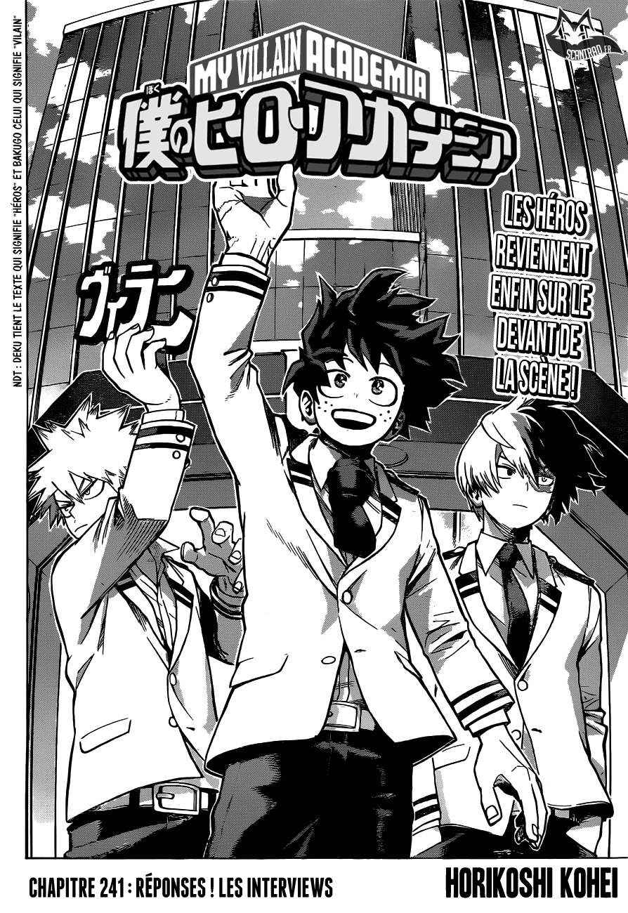 Read My Hero Academia FR Manga Online