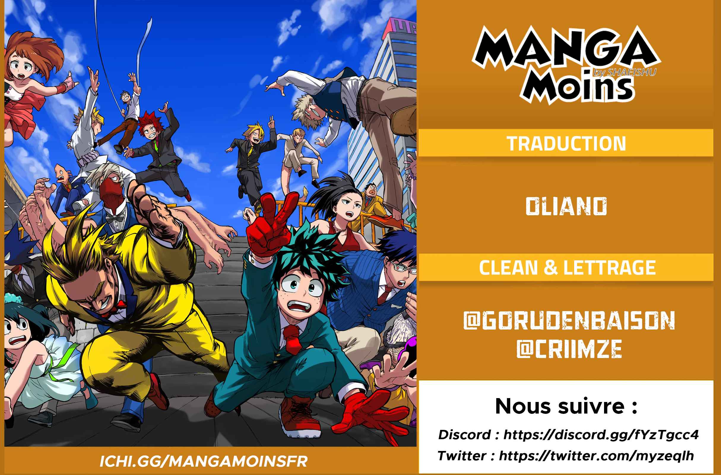 Read My Hero Academia FR Manga Online