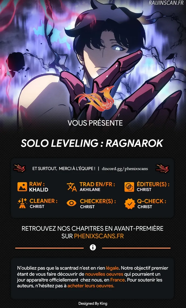 Read Solo leveling  Ragnarok FR Manga Online