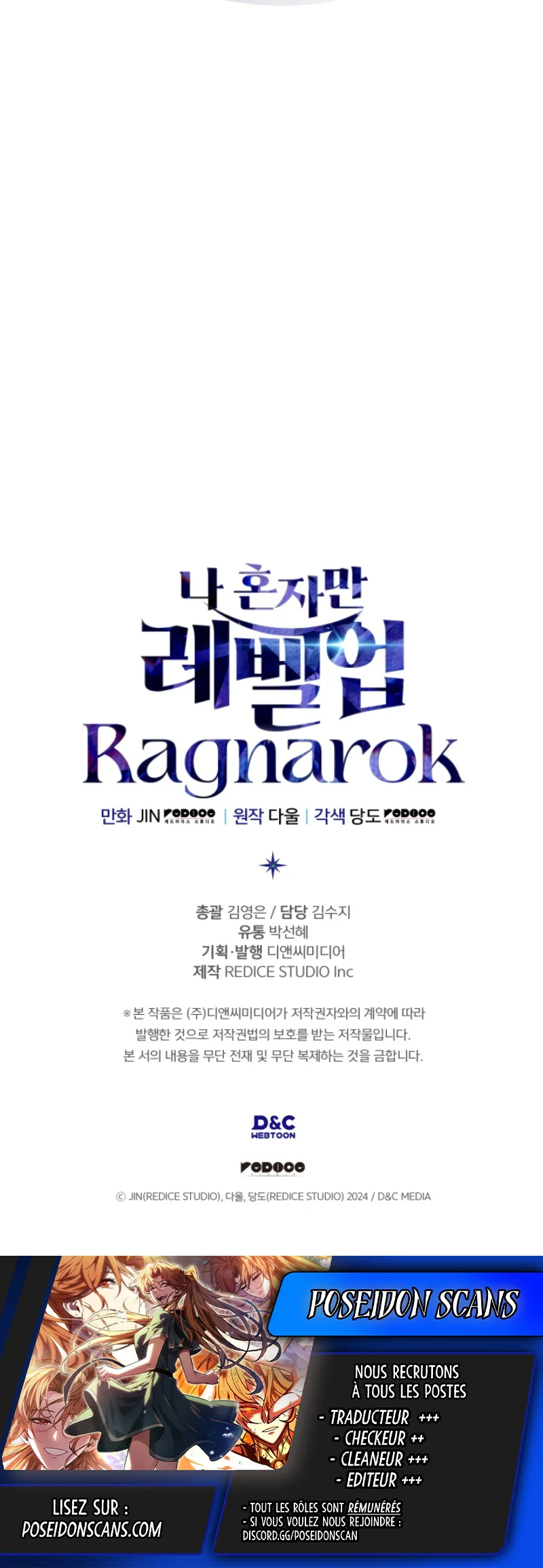 Read Solo leveling  Ragnarok FR Manga Online