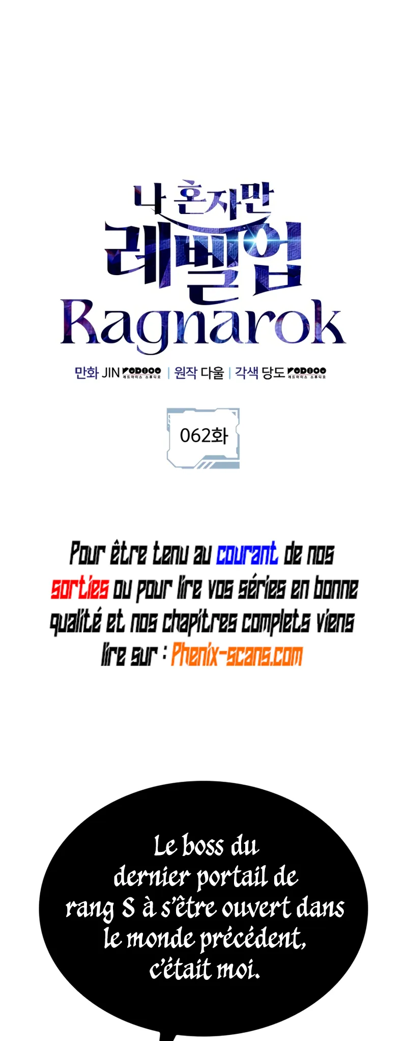 Read Solo leveling  Ragnarok FR Manga Online
