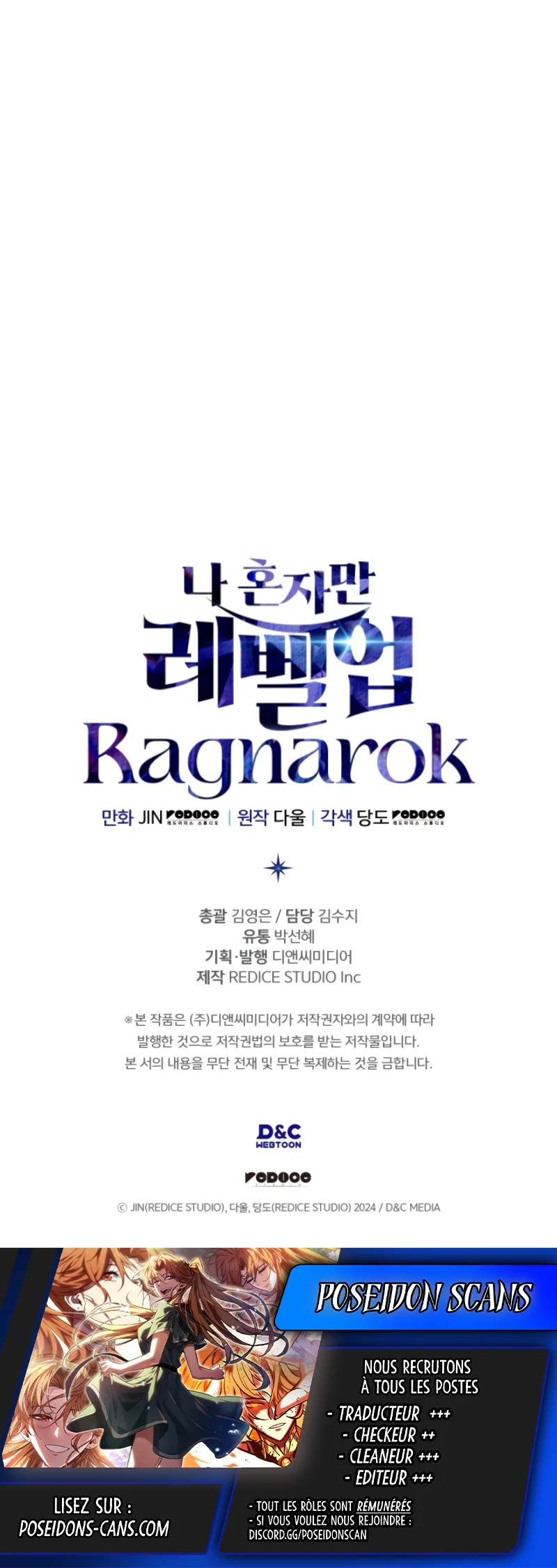 Read Solo leveling  Ragnarok FR Manga Online