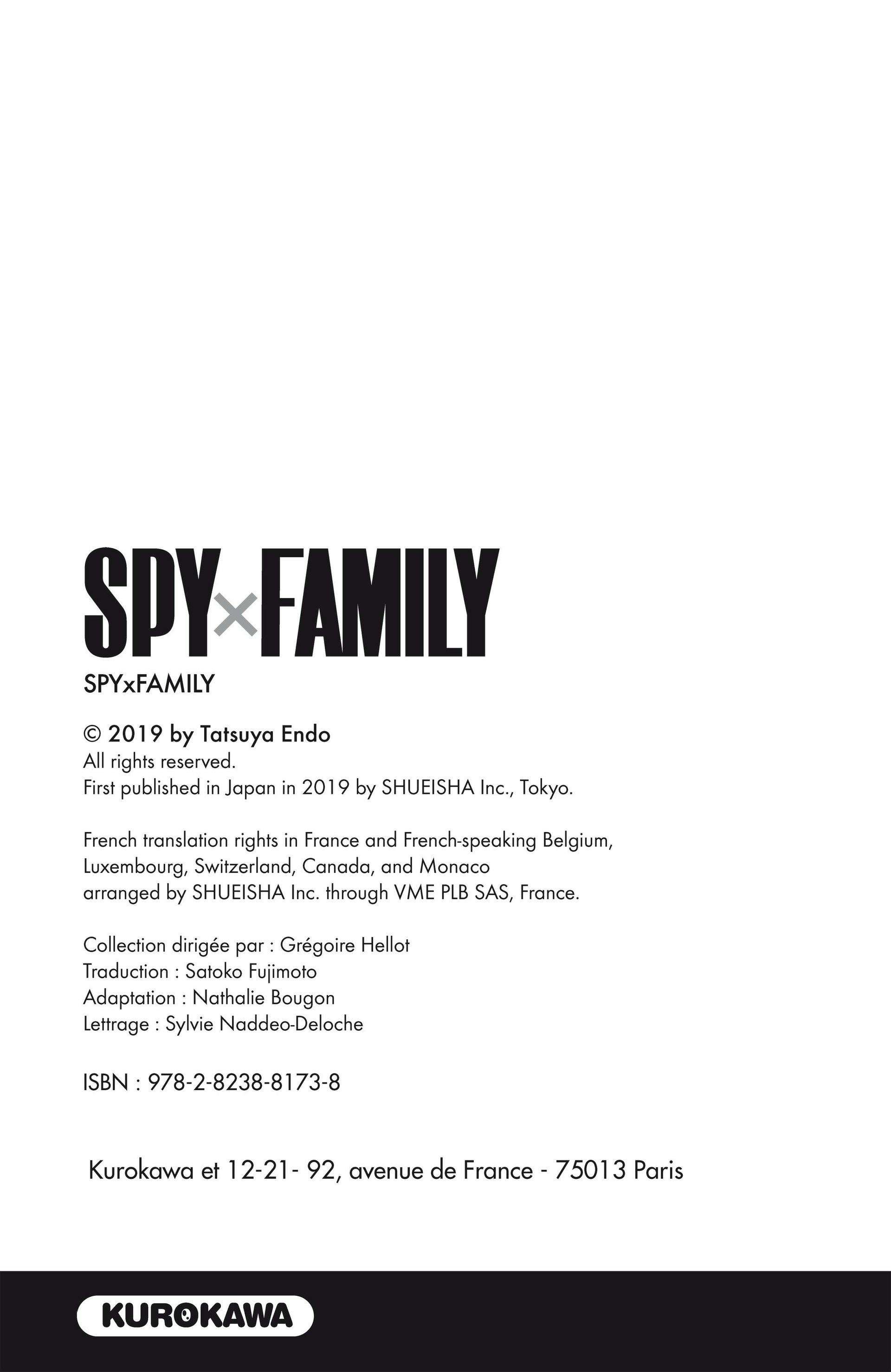 Read Spy x Family FR Manga Online