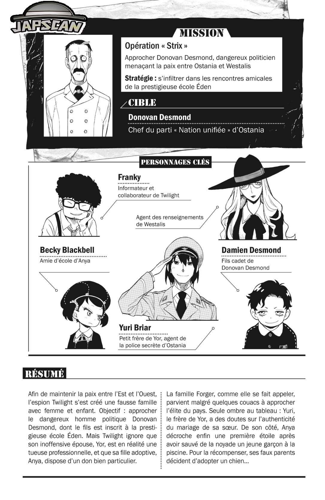 Read Spy x Family FR Manga Online