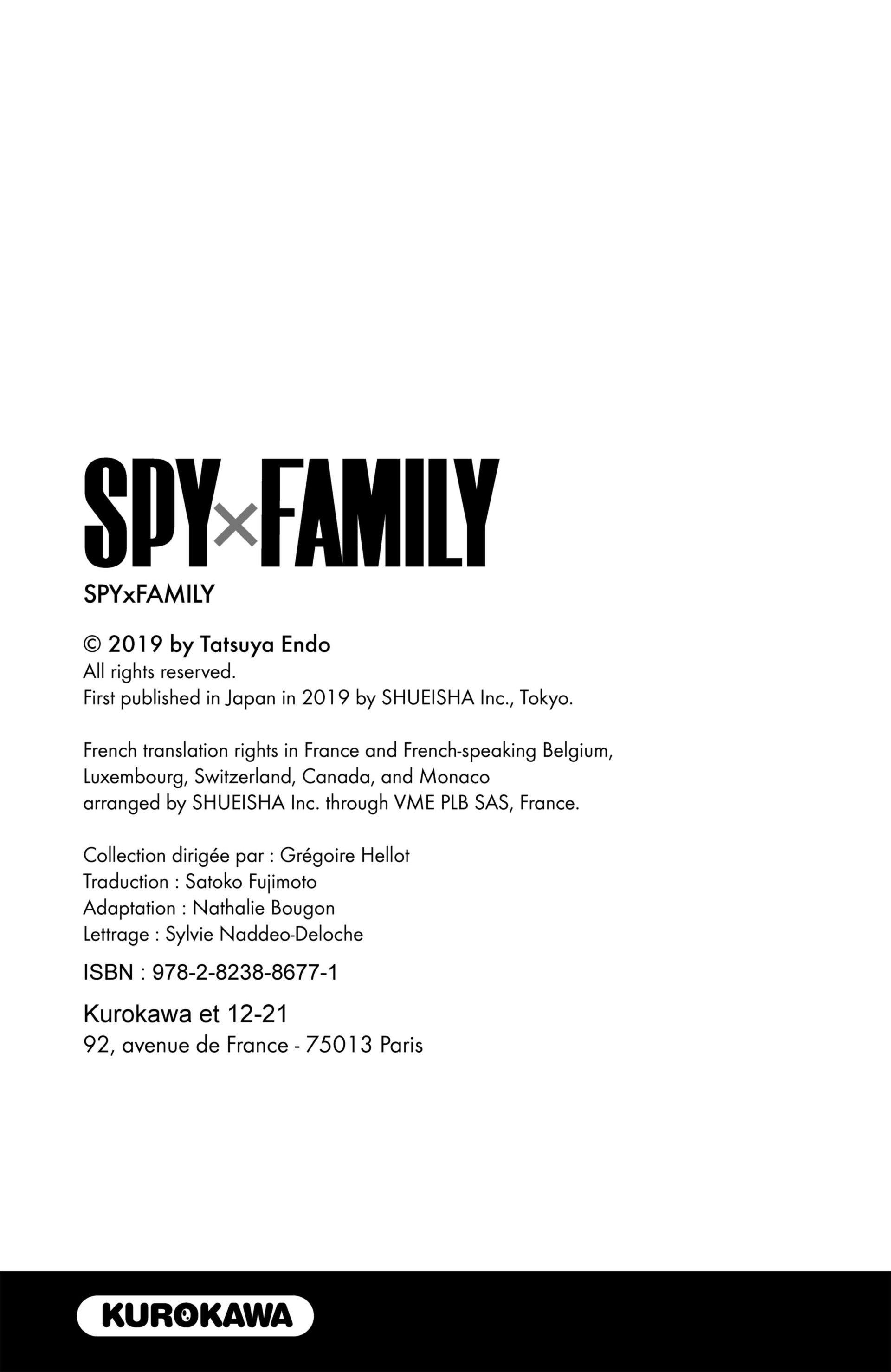 Read Spy x Family FR Manga Online