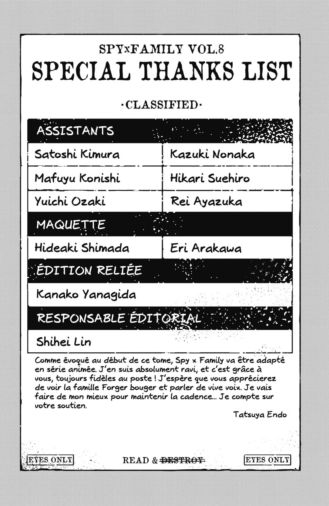 Read Spy x Family FR Manga Online