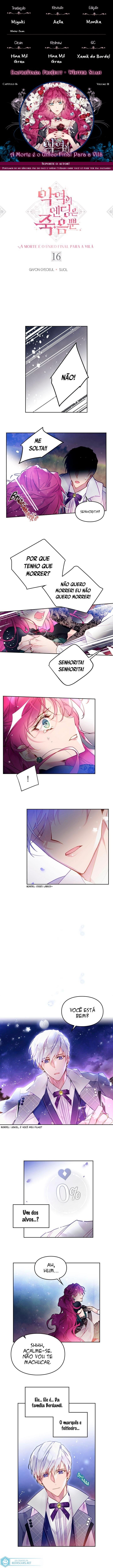 Read A Morte é o Único Fim Para a Vilã PT-BR Manga Online