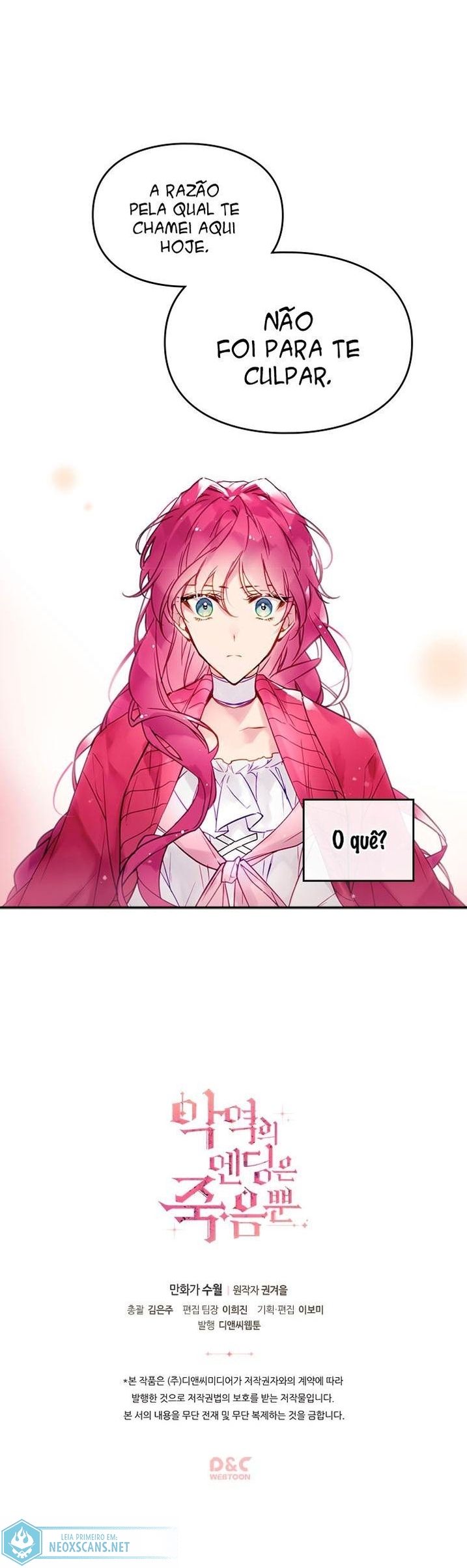 Read A Morte é o Único Fim Para a Vilã PT-BR Manga Online