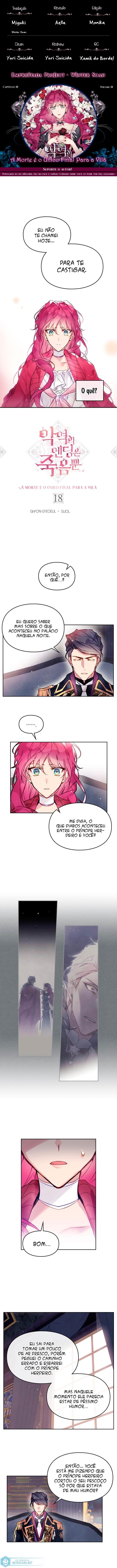 Read A Morte é o Único Fim Para a Vilã PT-BR Manga Online