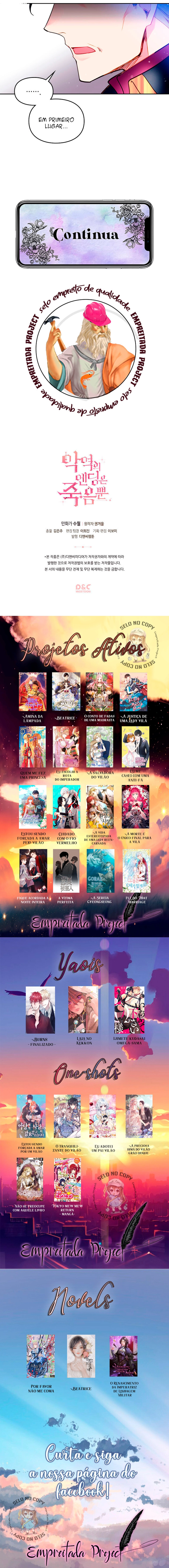 Read A Morte é o Único Fim Para a Vilã PT-BR Manga Online