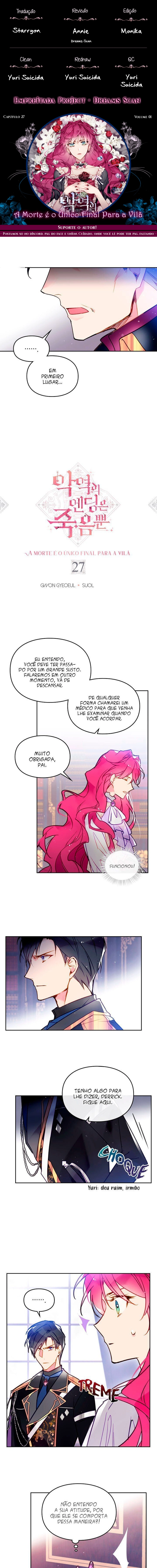 Read A Morte é o Único Fim Para a Vilã PT-BR Manga Online