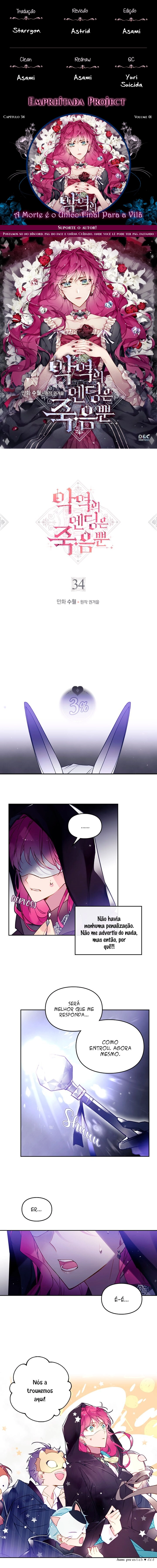 Read A Morte é o Único Fim Para a Vilã PT-BR Manga Online